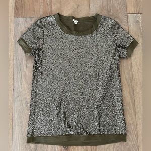 JCREW sequin top
